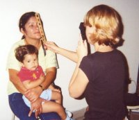 Eye examination in Costa Rica